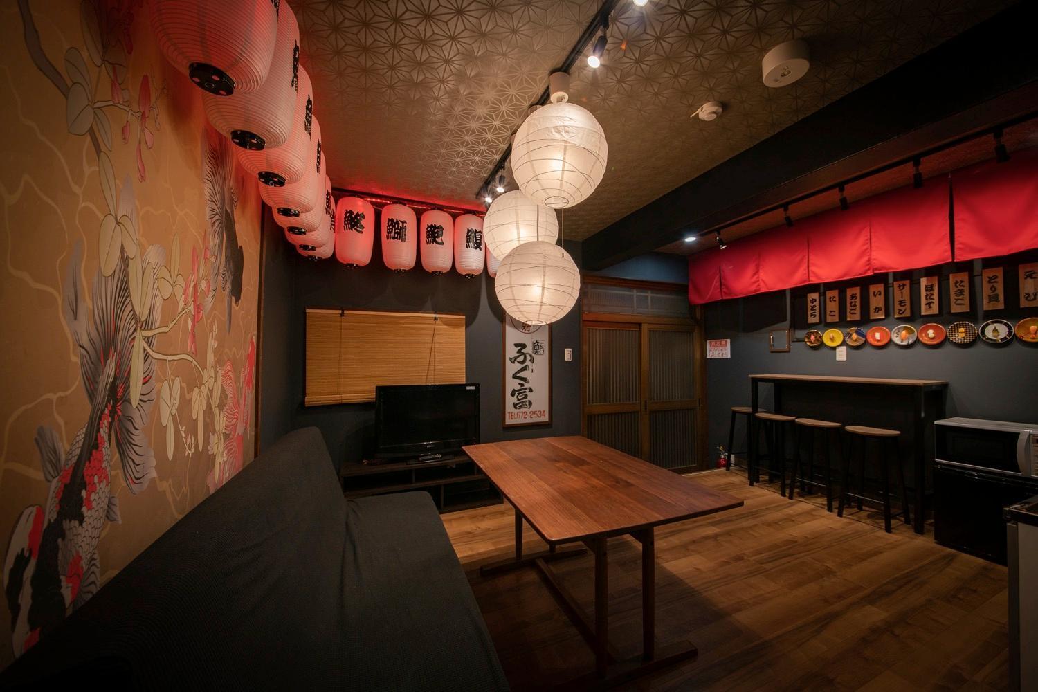 Fukufuku Sushi-Themed Guesthouse 京都市 エクステリア 写真